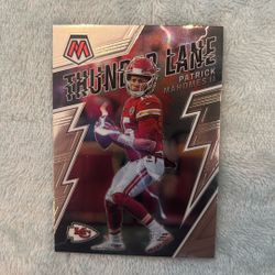 PATRICK MAHOMES II 2022 Mosaic Football THUNDER LANE #TL-20 Kansas City Chiefs