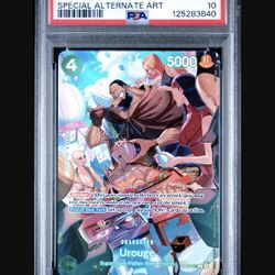 PSA 10 - Urouge OP07-021 SP Alternate Art One Piece 2025