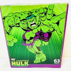2003 RoseArt Marvel's The Incredible Hulk Hulk's Comin! 63 Piece Puzzle