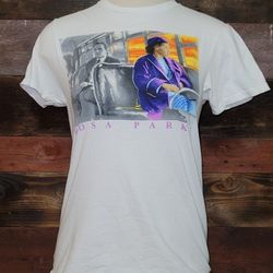 Hero Rosa Parks Unisex T-Shirt White Small White