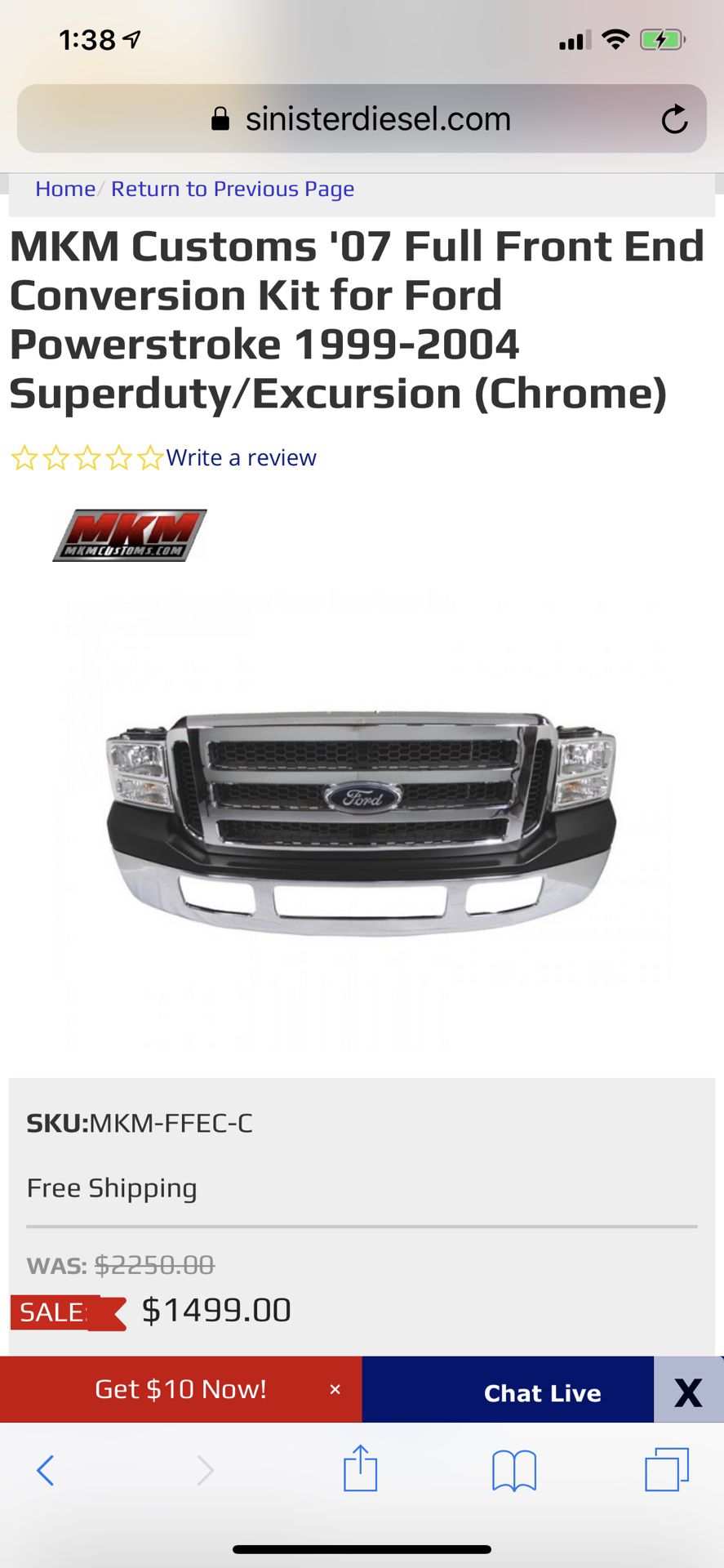 2007 super duty front end to 99-04