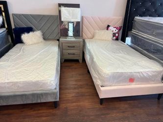 2  brand new twin size bed frame no mattress