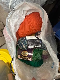 Yarn! 4 bags full of brand new/opened yarn