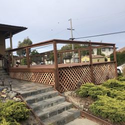 Fence Decking Irragation New Grass