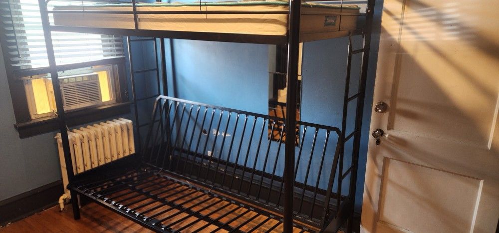 Twin Over Full Size Bunk Bed. 