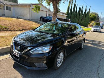 Black Nissan Sentra  SV Sedan 4D 2016