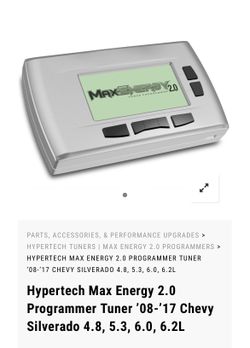 Chevy Silverado engine performance tuner programmer