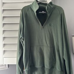 Stussy half zip up sweater