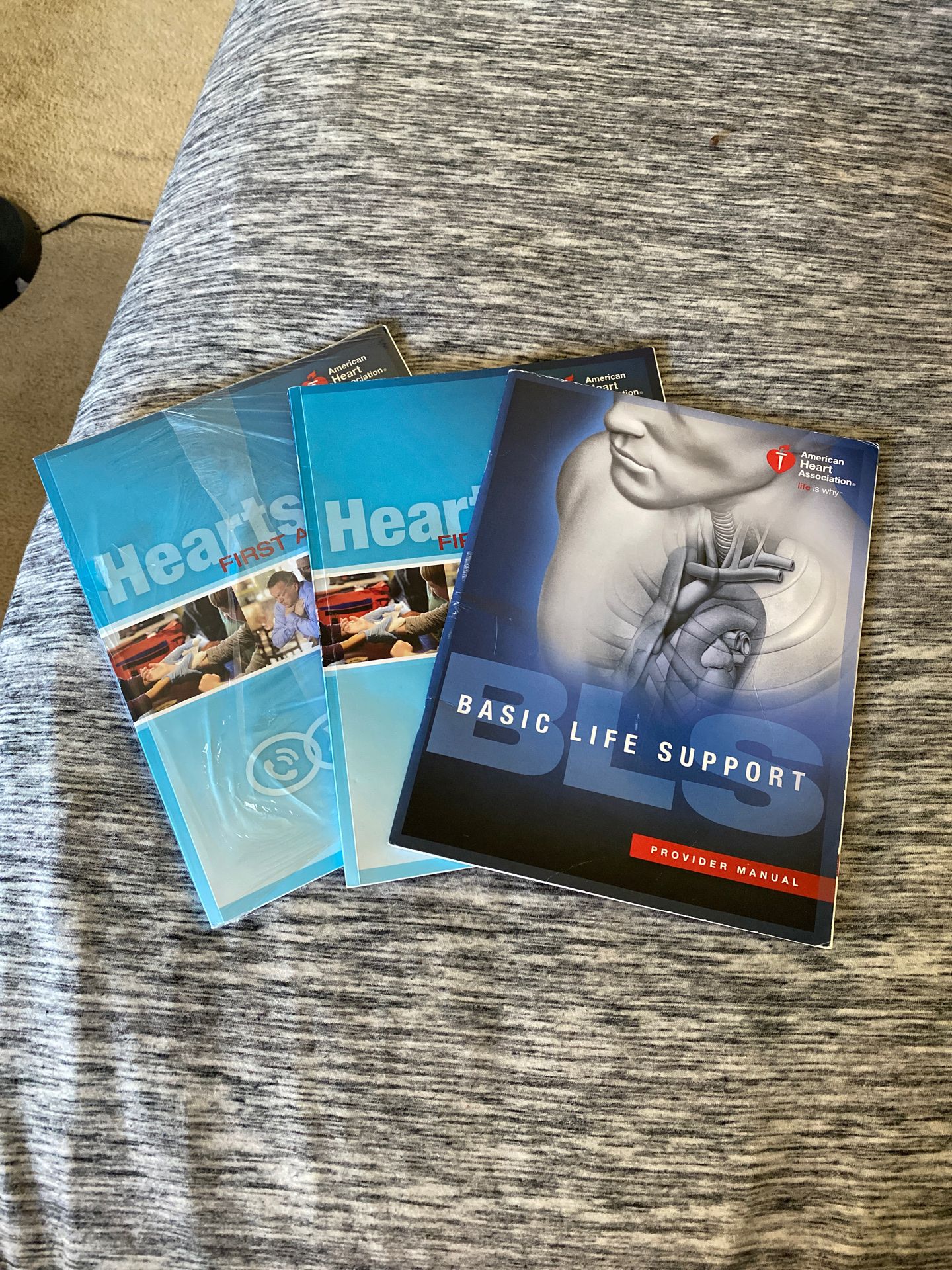 Heartsave first aid and cpr are & basic life support book