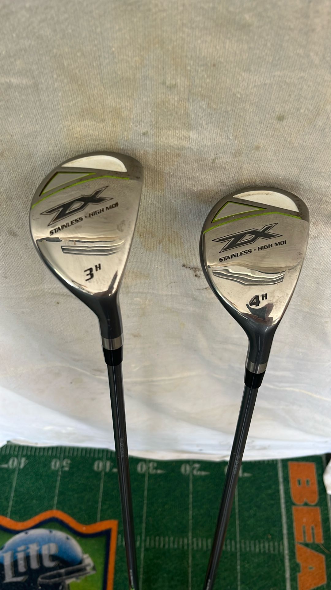 3 & 4 Z X Stainless Woods