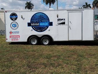 Fox body mustang and trailer