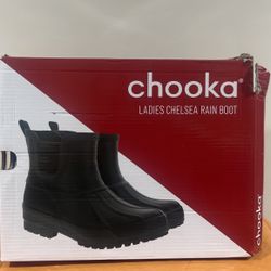 Ladies Chelsea Rain Boot size 8