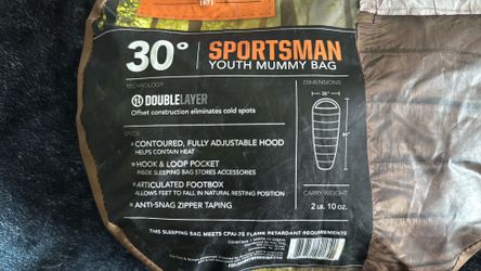 Sportsman Youth Mummy Sleeping Bag