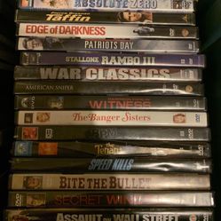 Movies For Sale $2.00each