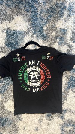 American Fighter Viva Mexico Graphic T-Shirt Size large