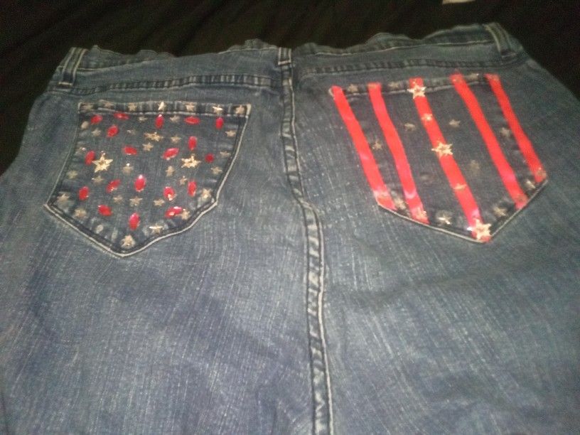 Customized Jeans Size 18