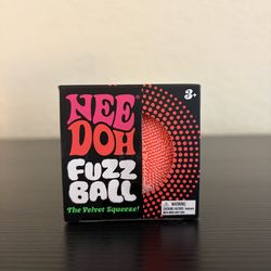 Needoh orange Fuzz ball