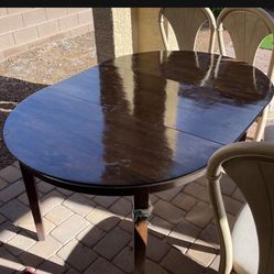 Wooden Table With Chairs For Sale