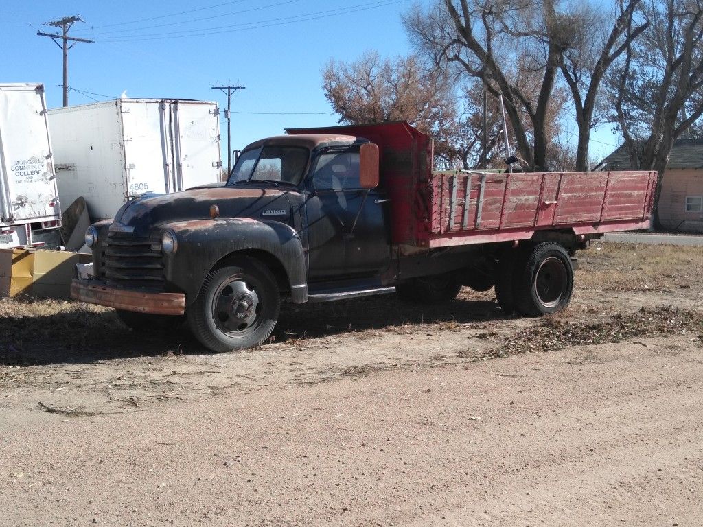 Taking offers on this old and beautiful farm truck