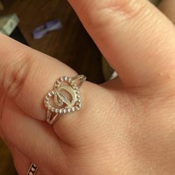 Custom Gold Letters Rings