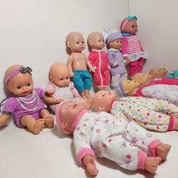 11pcs Dream Collection Baby Dolls Lot 