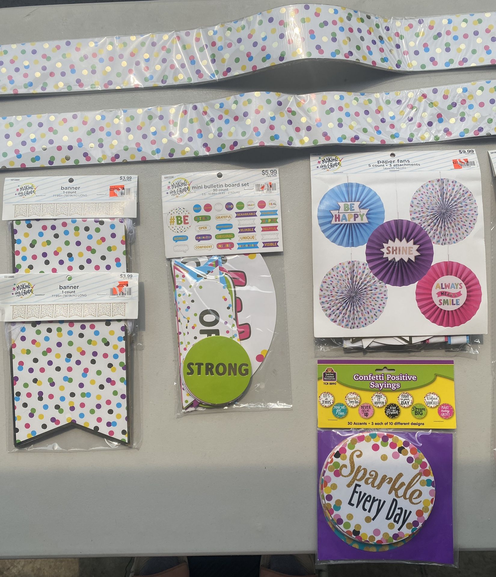 Confetti Theme Classroom Set