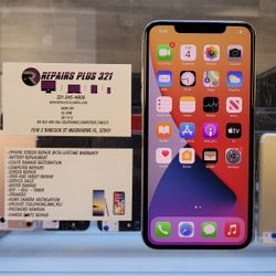 Unlocked Silver iPhone 11 Pro Max 64gb