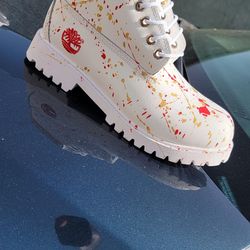 Timberland Boots Custom Gold