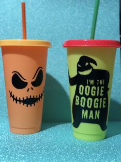 custom Halloween color changing cups for kids