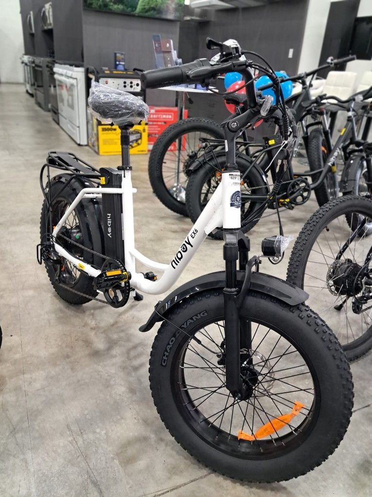 Electric Bike - Ex6 - White - Bicicleta Electrica 