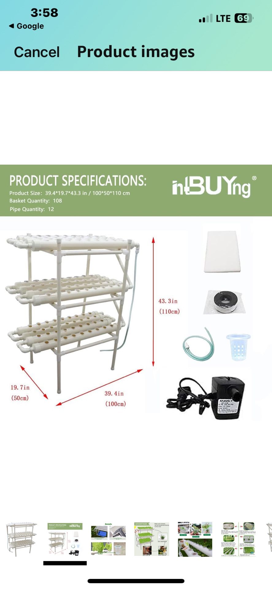 100 Pod Hydroponic Garden Kit