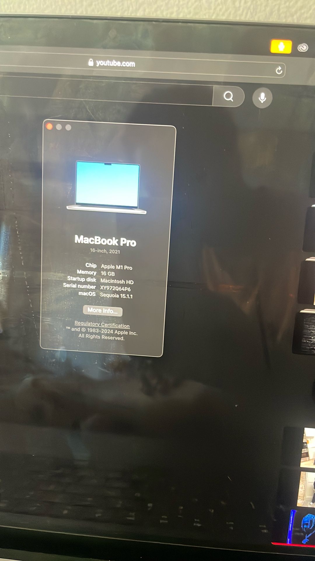2021 Macbook Pro( Slightly Used) 