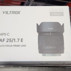 New Viltrox AF 25mm f/1.7 Air E Lens (Sony E)