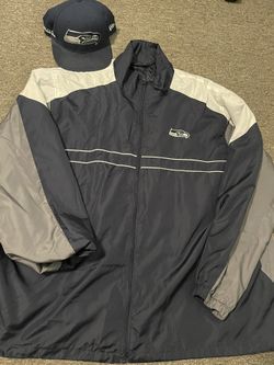 Seattle Seahawks Jacket XL And Snap Back