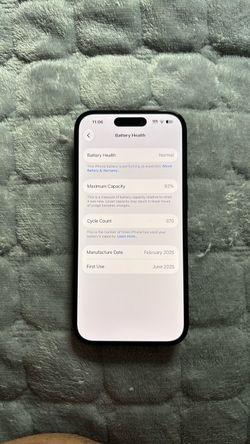 Apple iPhone 16 with 92% Battery Health ($400)OBO