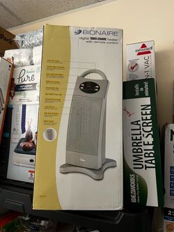 Bionaire Digital Tower Ceramic Heater with Remote