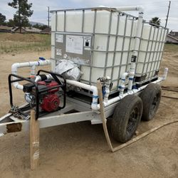 Water Tank 500 Gallon With Motor