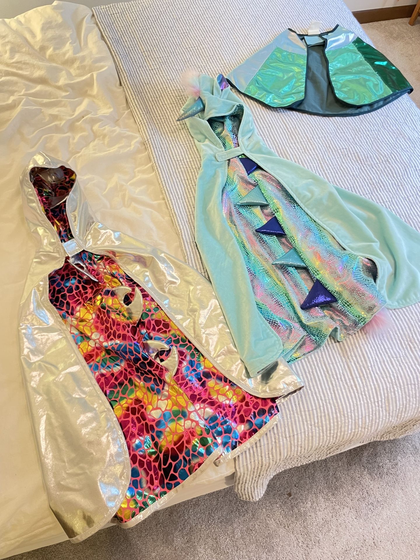 Dress Up Or Halloween Costume Dragon and unicorn Capes
