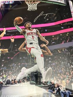 Jalen Green Houston Rockets Autographed 16" x 20"