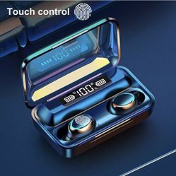 TWS F9-5C Wireless Earphone 9D hifi Stereo Headset Waterproof Game ln-ear Headphones LED Display