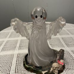 Spooky Spirit Double Acrylic 9 3/4 “ Light Up Figurine Halloween Decor