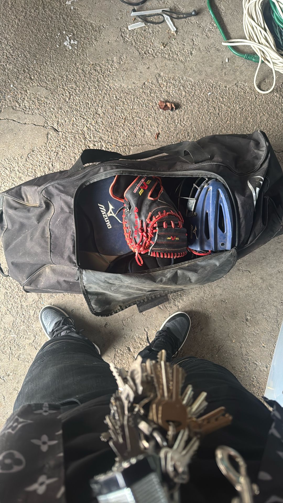 Baseball Pitching Machine Catching Set And Extra Gloves and Bats And Helmets