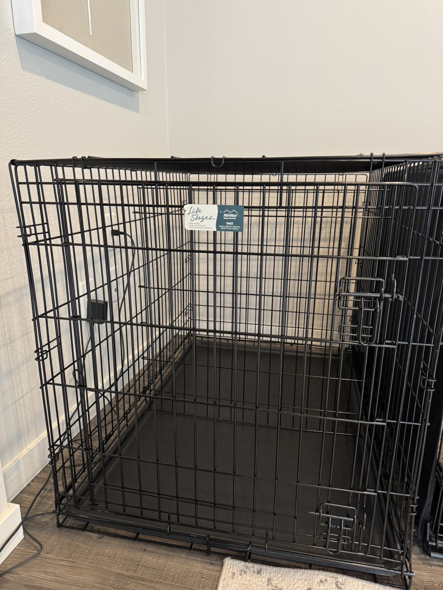 Black Wire Crate Large