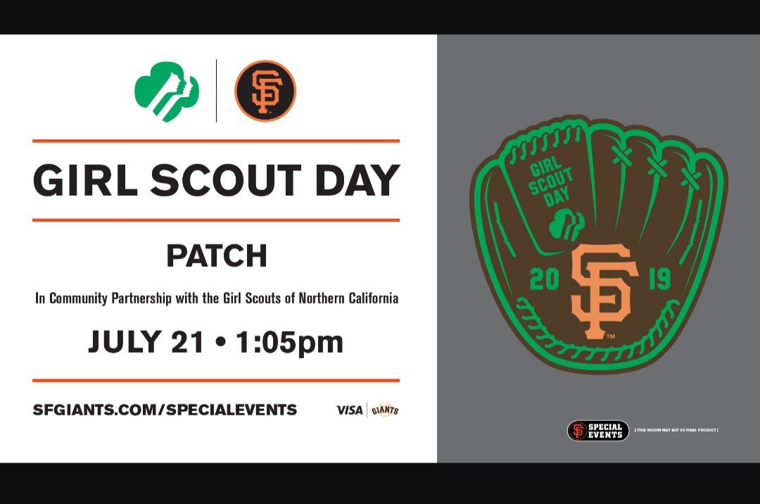SF Giants Tickets Girl Scout Day