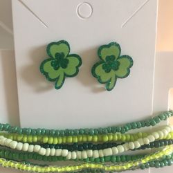 Festive St Patrick’s Day Earrings 