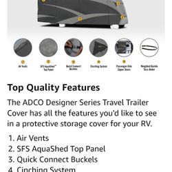 New Travel Trailer Cover 29-31'