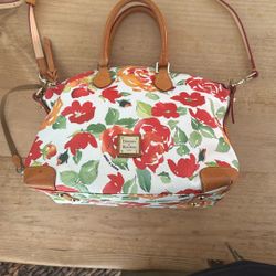 Vintage Dooney & Bourke Floral Satchel