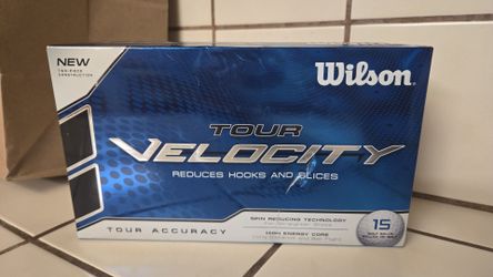 Wilson tour velocity reduce hooks and slices 13 golf balls new