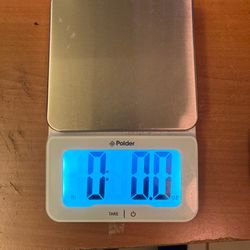 Polder Digital 11lb By 1g Kitchen Scale. 