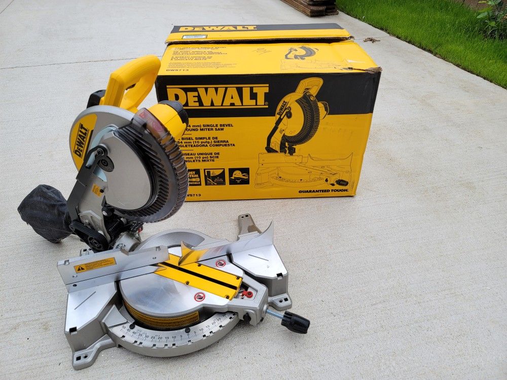 Dewalt Miter Saw 10" Sierra Cerrucho Serrucho